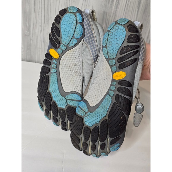Vibram FiveFingers Bikila Gray Blue Running Trail Shoes Women Size 39 US 8 W356 - Picture 3 of 5